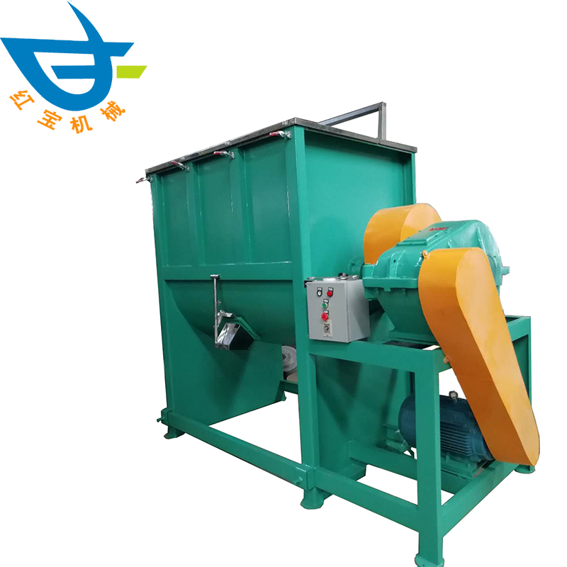 2吨卧式球速体育在线客服干粉不锈钢制作双S桨叶残料极少